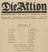 Die Aktion, vol. 2, no. 50. December 11, 1912