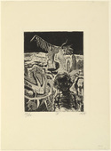 Otto Dix. Nocturnal Encounter with a Lunatic (Nächtliche Begegnung mit einem Irrsinnigen) from The War (Der Krieg). (1924)