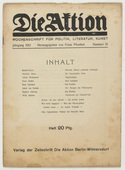 Die Aktion, vol. 2, no. 51. December 18, 1912