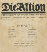 Die Aktion, vol. 2, no. 52. December 25, 1912