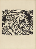 Ludwig Wachlmeier (or Aloys Ludwig Wach). Landscape with Women (Landschaft mit Frauen) (plate, preceding p. 289) from the periodical Das Kunstblatt, vol. 4, no. 10 (Oct 1920). 1920