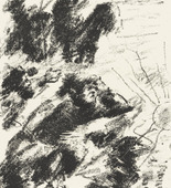 Lovis Corinth. Heading for Act 2 (Kopfstück zum 2. Akt) from The Robbers (Die Räuber). (1923)