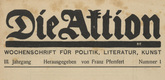 Die Aktion, vol. 3, no. 1. January 1, 1913