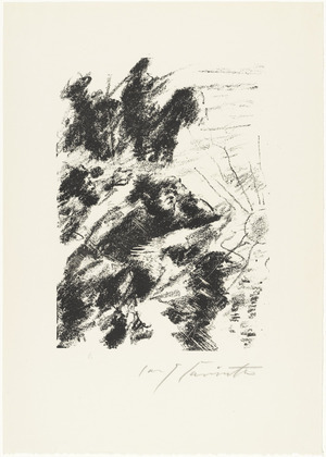 Lovis Corinth. Heading for Act 2 (Kopfstück zum 2. Akt) from The Robbers (Die Räuber). (1923)