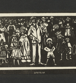 Vasily Kandinsky. Spectators (Zriteli) from Verses Without Words (Stichi bez slov). (1903)
