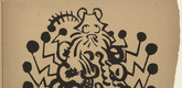 Wilhelm Morgner. The Rat-Trap Trader (Der Rattenfallenhändler) (plate, p. 37) from the periodical Der Sturm. Wochenschrift für Kultur und Künste, vol. 3, no. 109 (May 1912). 1912