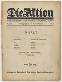 Die Aktion, vol. 3, no. 3. January 15, 1913
