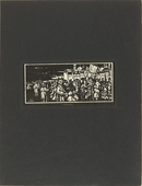 Vasily Kandinsky. Bustling Life (Gomon) from Verses Without Words (Stichi bez slov). (1903)