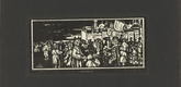 Vasily Kandinsky. Bustling Life (Gomon) from Verses Without Words (Stichi bez slov). (1903)