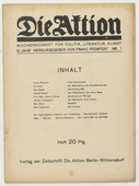 Die Aktion, vol. 3, no. 7. February 12, 1913