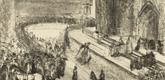 Rudolf Grossmann. Funeral of Cardinal Fischer, Cologne (Large Version) (Begräbnis des Kardinal Fischer, Köln [große Fassung]). (1912)