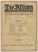 Die Aktion, vol. 3, no. 13. March 26, 1913