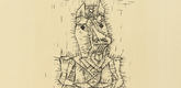 Paul Klee. Ass (Esel) for the deluxe edition of the periodical Monatshefte für Bücherfreunde und Graphiksammler vol. 1, no. 5 (1925). 1925