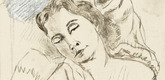 Rudolf Grossmann. Sleeping Girl (Schlafendes Mädchen). (c. 1912-15)