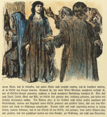 Lovis Corinth. Chambri and Charmi Visiting Judith (Chambri und Charmi bei Judith) (in-text plate, folio 17) from Das Buch Judith (The Book of Judith). 1910