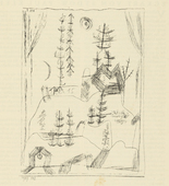 Paul Klee. Forest (Wald) from the deluxe periodical Münchner Blätter für Dichtung und Graphikvol. 1, no. 9. 1919