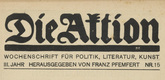 Die Aktion, vol. 3, no. 15. April 9, 1913