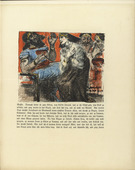 Lovis Corinth. Judith in the Tent of Holofernes (Judith im Zelte des Holofernes) (in-text plate, folio 23) from Das Buch Judith (The Book of Judith). 1910