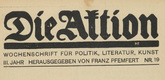 Die Aktion, vol. 3, no. 19. May 7, 1913