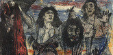 Lovis Corinth. The Return of Judith (Judiths Rückkehr) (plate, folio 27) from Das Buch Judith (The Book of Judith). 1910
