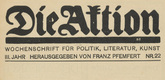 Die Aktion, vol. 3, no. 22. May 28, 1913