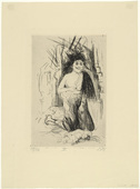Otto Dix. The Madwoman of Sainte-Marie-à-Py (Die Irrsinnige von Sainte-Marie-à-Py) from The War (Der Krieg). (1924)
