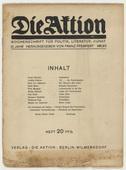 Die Aktion, vol. 3, no. 23. June 4, 1913