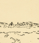 Paul Klee. Landscape near Munich Parade Ground (Landschaft beim Münchner Exerzierplatz). 1910
