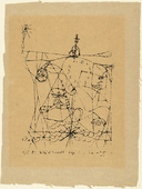 Paul Klee. Suicide on the Bridge (Der Selbstmörder auf der Brücke). 1913