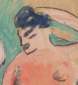 Erich Heckel. Two Female Nudes (Zwei weibliche Akte). 1910