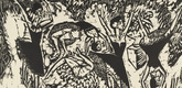 Ernst Ludwig Kirchner. Somersaulting Acrobatic Dancers (Sich überschlagende akrobatische Tänzerinnen). 1913 (dated 1911)