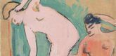Erich Heckel. Two Female Nudes (Zwei weibliche Akte). 1910