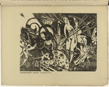 Heinrich Campendonk. Composition with Female Nude and Animals (Komposition mit weiblichem Akt und Tieren) (plate, p. 113) from the periodical Der Sturm. Wochenschrift für Kultur und Künste, vol. 7, no. 10 (Jan 1917). 1917