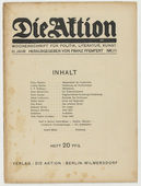 Die Aktion, vol. 3, no. 25. June 18, 1913