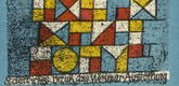 Paul Klee. The Sublime Side postcard for "Bauhaus Exhibition Weimar 1923" (Die erhabene Seite Postkarte zur "Bauhaus-Ausstellung Weimar 1923"). 1923