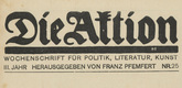 Die Aktion, vol. 3, no. 25. June 18, 1913