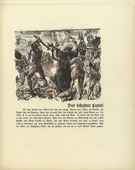 Lovis Corinth. The Battle of the Jews (Der Kampf der Juden) (plate, folio 32) from Das Buch Judith (The Book of Judith). 1910