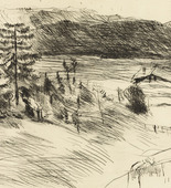 Lovis Corinth. Large Walchensee Landscape (Grosse Walchenseelandschaft). (1924)