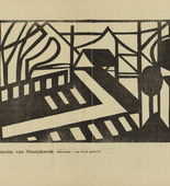 Jacoba van Heemskerck. Abstract Landscape (Abstrakte Landschaft) (plate, p. 115) from the periodical Der Sturm. Wochenschrift für Kultur und Künste, vol. 7, no. 10 (Jan 1917). 1917