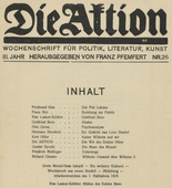 Die Aktion, vol. 3, no. 26. June 25, 1913
