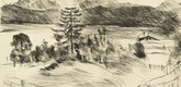 Lovis Corinth. Large Walchensee Landscape (Grosse Walchenseelandschaft). (1924)