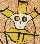 Paul Klee. The Bright Side postcard for "Bauhaus Exhibition Weimar 1923" (Die heitere Seite Postkarte zur "Bauhaus-Ausstellung Weimar 1923"). 1923