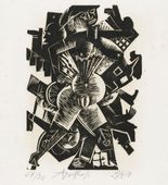 Otto Dix. Apotheosis (Apotheose) from the portfolio Nine Woodcuts (Neun Holzschnitte). 1919 (published 1922)