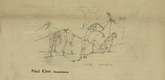 Paul Klee. Moonrise (Mondaufgang) (in-text plate, title page) from the periodical Der Sturm. Wochenschrift für Kultur und Künste, vol. 7, no. 11 (Feb 1917). 1917