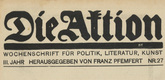 Die Aktion, vol. 3, no. 27. July 5, 1913