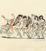 Lovis Corinth. Victory Dance (Siegestanz) (plate, folio 34) from Das Buch Judith (The Book of Judith). 1910