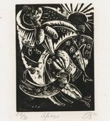 Otto Dix. Scherzo from the portfolio Nine Woodcuts (Neun Holzschnitte). 1920 (published 1922)