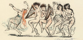 Lovis Corinth. Victory Dance (Siegestanz) (plate, folio 34) from Das Buch Judith (The Book of Judith). 1910
