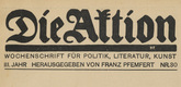 Die Aktion, vol. 3, no. 30. July 26, 1913
