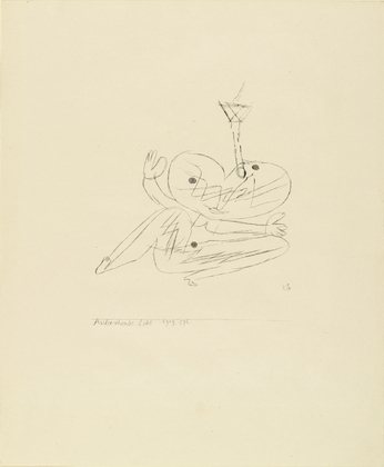Paul Klee. Dying Light (Auslöschendes Licht) for the illustrated book Das Kestnerbuch (The Kestner Book). 1919